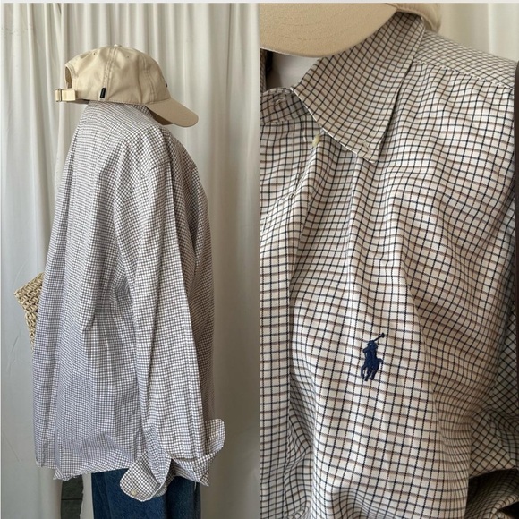 Vintage Ralph Lauren Classic Fit Cotton Button-down shirt. - Picture 7 of 8